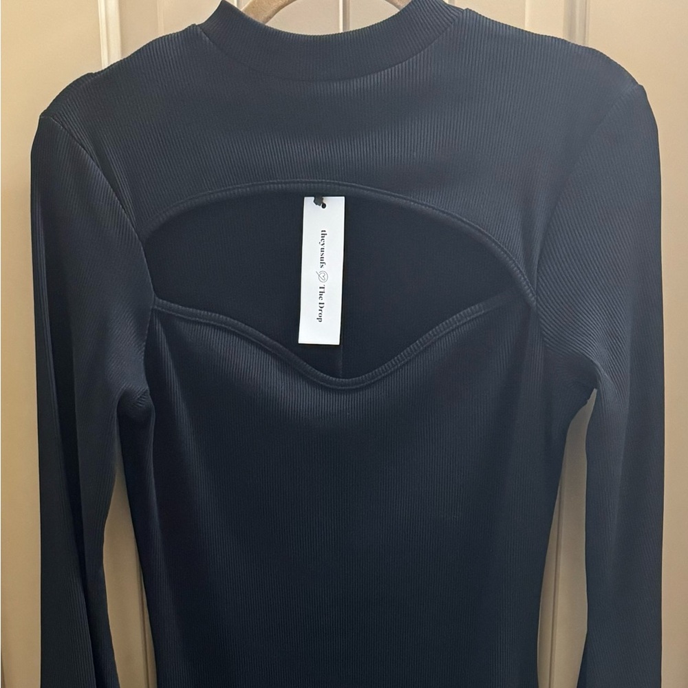 NWT Amazon The Drop theyusufs cutout black dress
